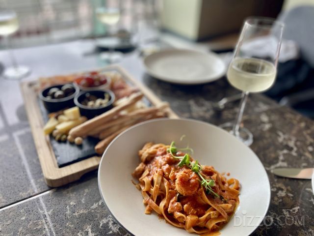 필리 호텔 내에 있는 정통 이탈리안 레스토랑 ‘일프리모(Il Primo)’의 음식(사진촬영=서미영 기자)