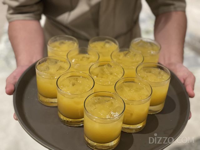 필리 호텔 웰컴 드링크(사진촬영=서미영 기자)