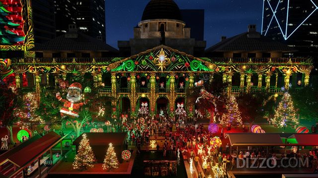 윈터페스트 몰입형 라이트 쇼 인 센트럴(사진제공=홍콩관광청)