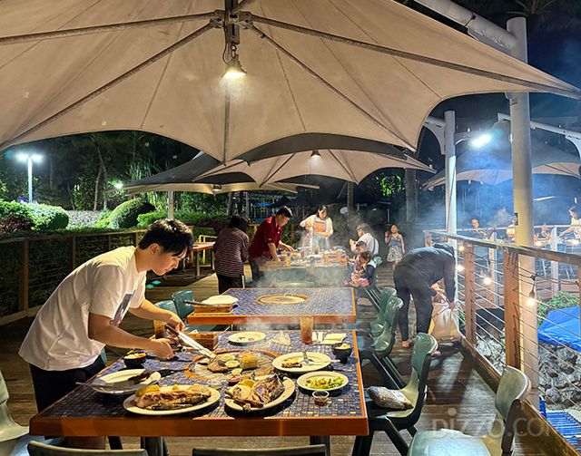 PIC 괌의 선셋 바비큐(사진촬영=서미영 기자)