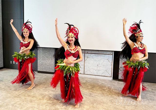 타히티 전통 춤인 오리 타히티 공연(사진촬영=서미영 기자)