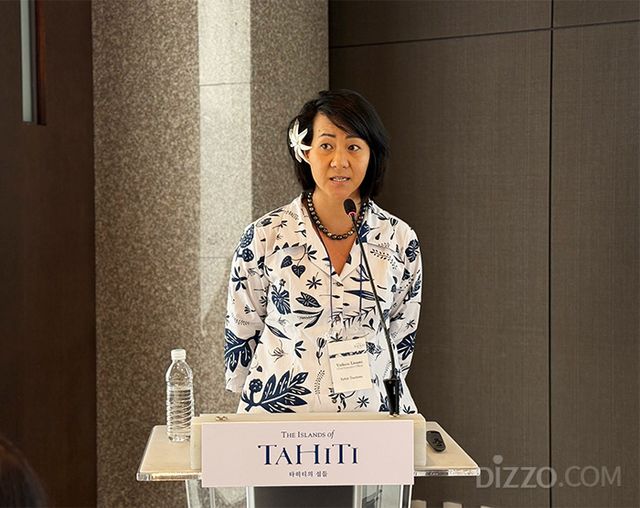 바이헤레 리쌍(Vaihere Lissant) 타히티 관광청 신임 청장(사진촬영=서미영 기자)