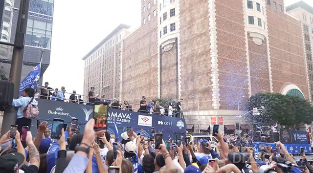 LA다저스 다운타운 퍼레이드(사진제공=LA관광청)