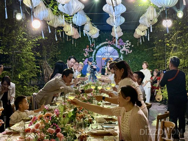 메리어트 본보이‘패밀리 골프 겟어웨이’의 하이라이트 행사인 박세리 감독과 함께하는 디너 파티 현장(사진촬영=서미영 기자)