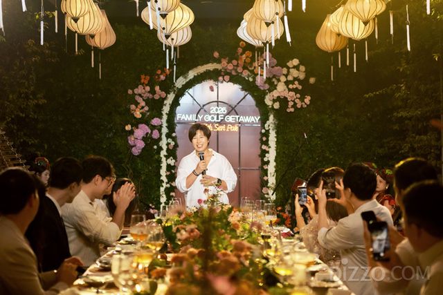 메리어트 본보이‘패밀리 골프 겟어웨이’의 하이라이트 행사인 박세리 감독과 함께하는 디너 파티 현장