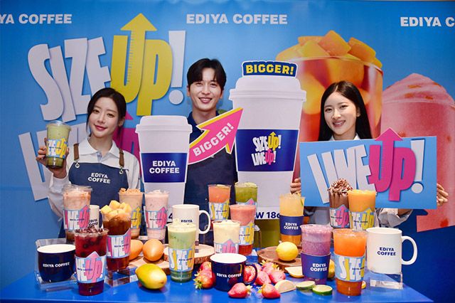 이디야커피는 이달 16일부터 음료 용량 확대와 메뉴 라인업 개편을 전국 매장에 적용한다./사진=이디야커피