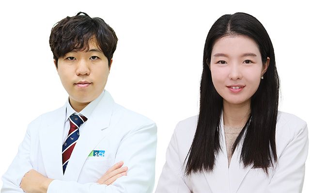순천향대학교 부천병원 가정의학과 이성범 교수(왼쪽)와 송지윤 교수. /사진 제공=순천향대학교 부천병원
