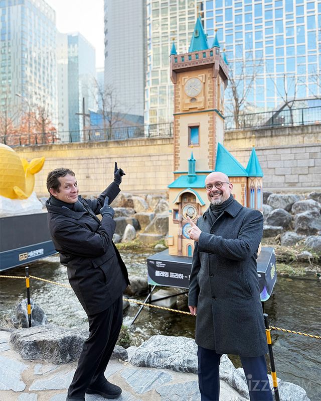 (좌)미샤 에마노브스키 주한체코문화원장, (우)미카엘 프로하스카 체코관광청 한국사무소 지사장(사진촬영=서미영 기자)