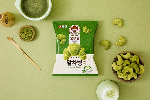 빵부장 말차 제품 이미지./사진=농심