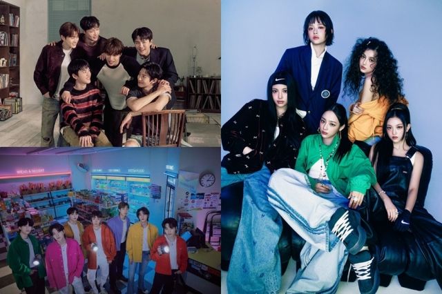 사진: SM엔터테인먼트, 빅히트뮤직, 어도어 제공