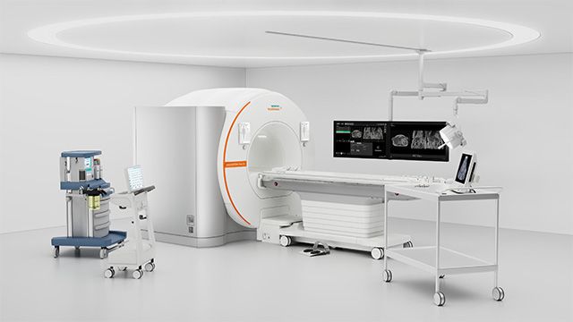 지멘스 헬시니어스의 저헬륨 기반 MRI 신제품 ‘마그네톰 프리.XL(MAGNETOM Free.XL)’. /사진 제공=지멘스 헬시니어스