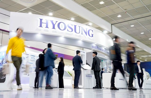 효성중공업 ELECS KOREA 2025 전시회 부스/사진 제공=효성