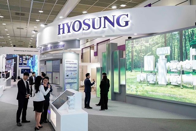 효성중공업이 ELECS KOREA 2025 전시회에서 AI 시대 지능형 전력기기 솔루션을 선보였다./사진 제공=효성