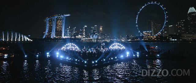 싱가포르에서 촬영한 콜드플레이의 ‘Man in The Moon’ 뮤직비디오 장면(사진제공=싱가포르 관광청)