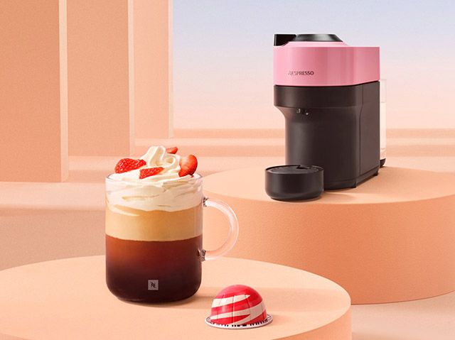 네스프레소 ‘화이트 초콜릿&스트로베리향 커피’ 이미지./사진=네스프레소