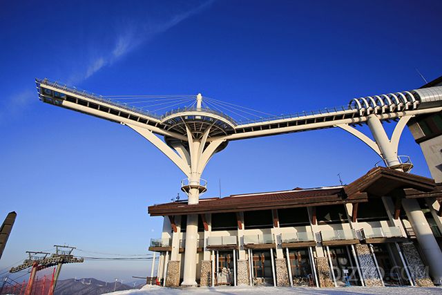 대관령_발왕산 정상부에 설치된 스카이워크(사진제공=한국관광공사)