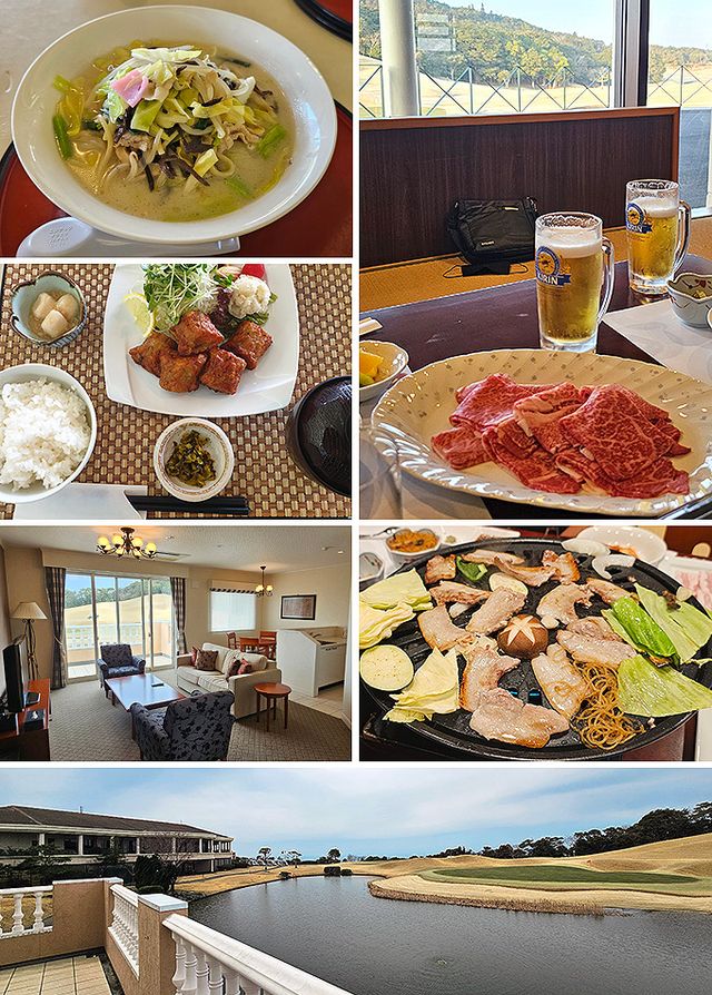 노모자키GC에는 다양한 식사와 휴식이 보장된다.