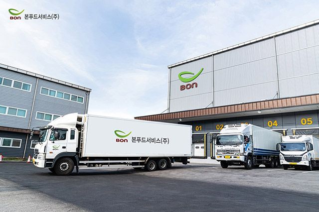 충남 논산에 위치한 본푸드서비스 물류센터 전경./사진=본푸드서비스