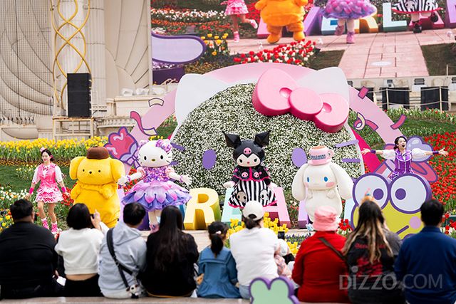 귀여움의 대향연, 에버랜드×산리오 튤립축제 한달 만에 50만 방문객 기록