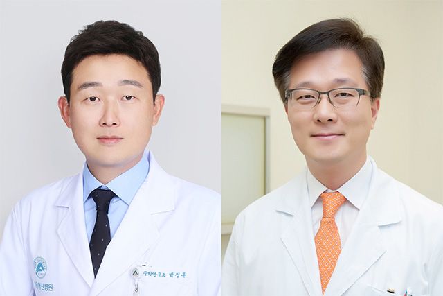 (왼쪽부터) 서울아산병원 융합의학과 박정훈, 소화기내과 김도훈 교수 /사진 제공=서울아산병원