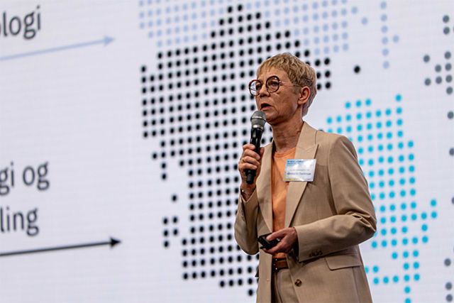 덴마크 생명과학 클러스터 키르스텐 M. 다니엘센 선임 자문위원이 ‘라이트하우스 라이프사이언스’ 프로젝트의 개요와 신뢰 기반 협력 모델을 소개하고 있다. /사진 제공=주한덴마크대사관