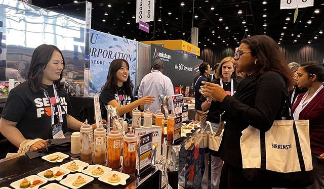 미국 NRA 박람회 서울풀리 부스./사진=CJ제일제당