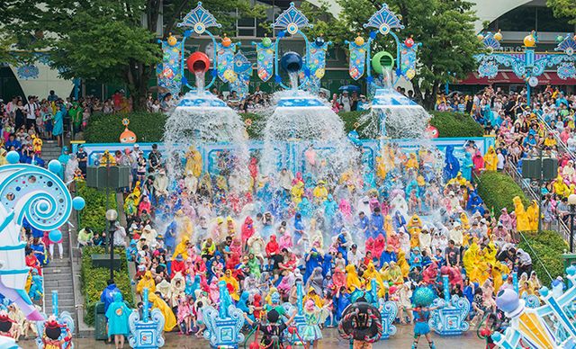 에버랜드 워터 페스티벌 여름축제에서 펼쳐지는 초대형 워터쇼 '슈팅 워터펀' 공연(사진제공=삼성물산)
