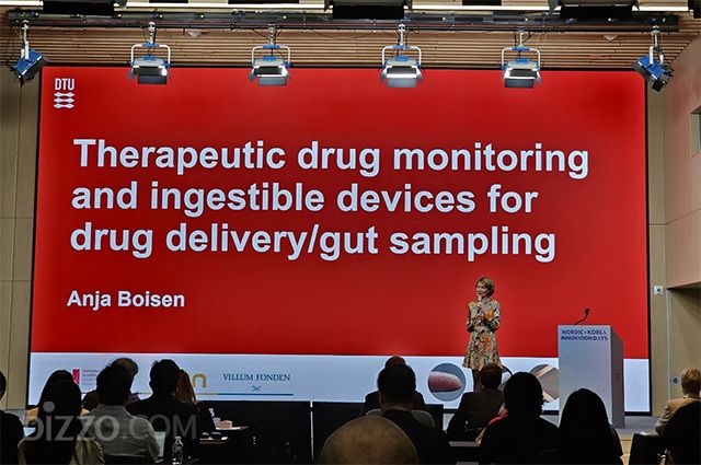 안야 보이센 덴마크 공과대학교 교수. 정밀 약물 모니터링과 생체 센서 기술의 진화를 설명하며, 기술이 단순한 진단을 넘어 ‘문제를 감지하고 정의하는 수단’으로 진화하고 있다고 강조했다.
