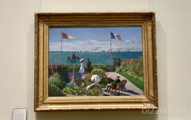 메트로폴리탄 미술관에 전시되어 있는 클로드 모네의 작품 