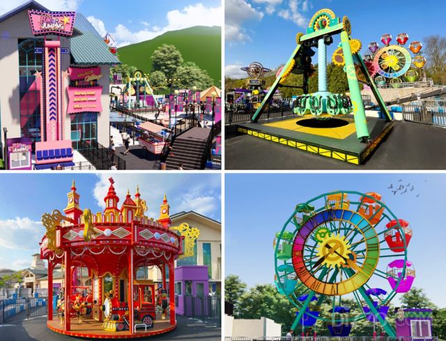 퍼니 팩토리 테마파크 어트랙션(사진제공=오크밸리)