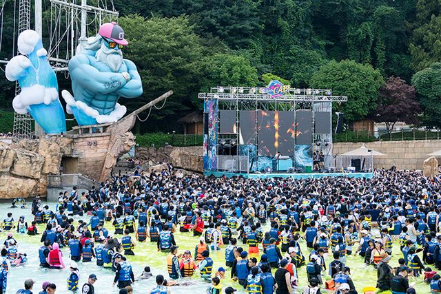 캐리비안 베이 파도풀(사진제공=삼성물산)