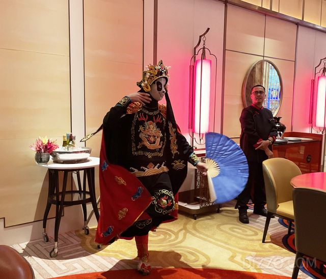 솔레어 리조트 노스 레드 랜턴에서 펼쳐진 경극(사진촬영=서미영 기자)