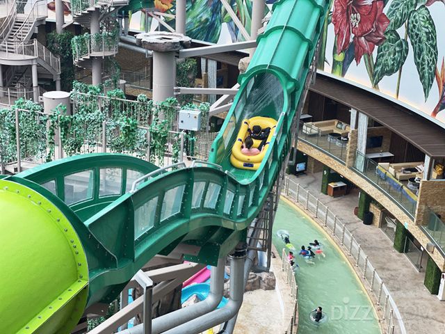 인스파이어 리조트 스플래시베이의 2인승 워터코스터 '아쿠아 레이서'