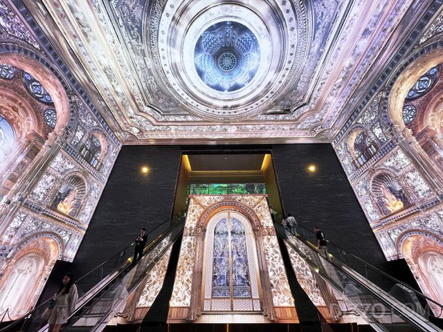 인스파이어 리조트 '큐브'를 물들이는 Crystal Palace 미디어 아트