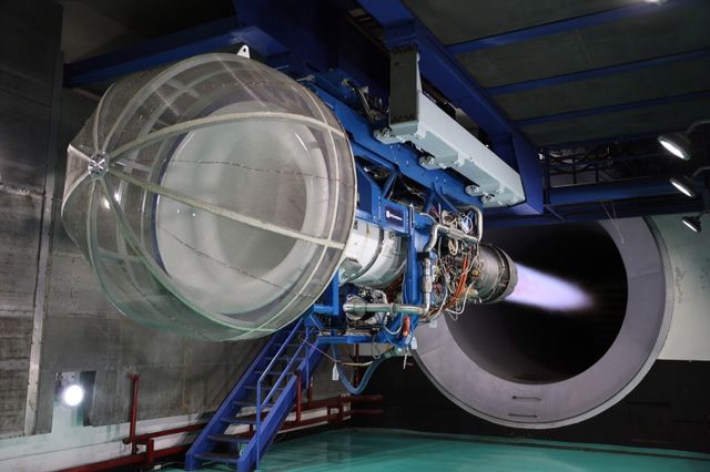 KF-21에 탑재되는 F414 엔진 시운전 테스트 / 사진 제공=한화에어로스페이스