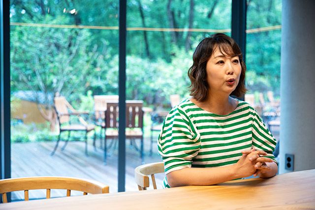 홍신애 셰프는 요리의 중요성과 좋은 재료의 가치에 대해 이야기 하고 있다./사진=이채석 PD