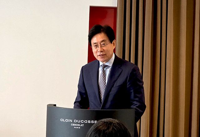 김의열 테라로사 대표는 이번 협업과 향후 계획에 대해 말하고 있다./사진=김경희