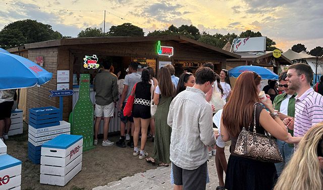 테이스트 오브 런던 2025 하이트진로의 단독 부스 운영 현장./사진=하이트진로