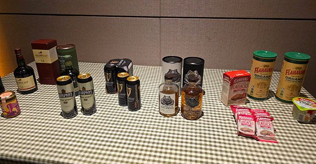 아일랜드의 식음료 제품들./사진=김경희