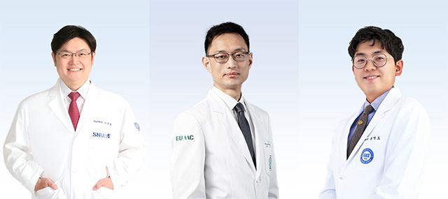 (왼쪽부터) 분당서울대병원 비뇨의학과 이상철 교수, 이대목동병원 비뇨의학과 류호영 교수, 한양대구리병원 비뇨의학과 송병도 교수 /사진 제공=분당서울대병원