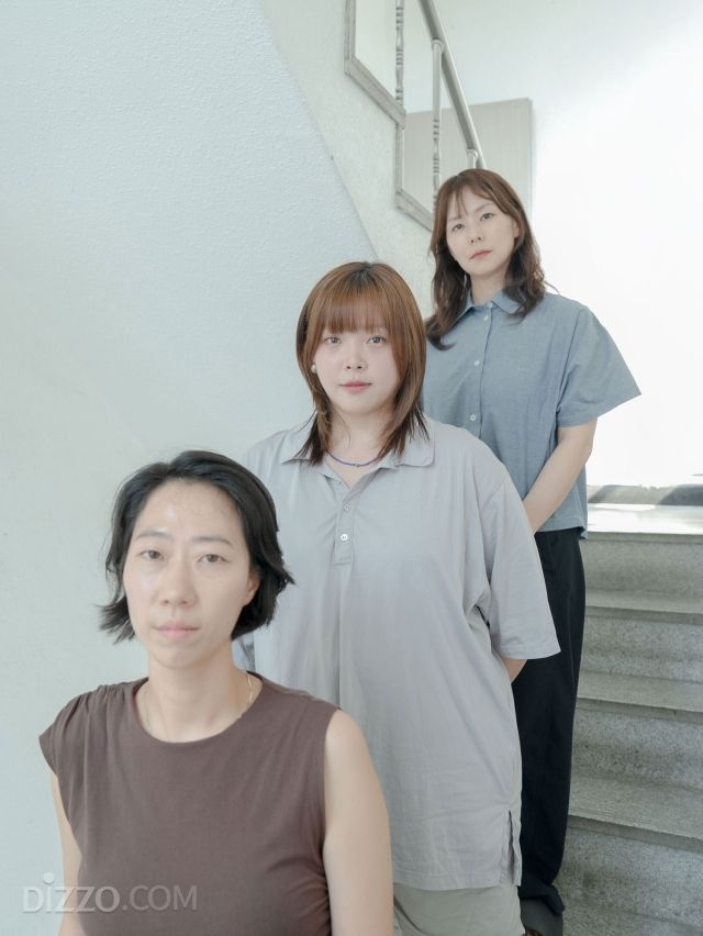 '사나운 독립'의 저자 최지현,문유림,서평강(앞부터)의 모습 / 사진 : 디지틀조선일보DB