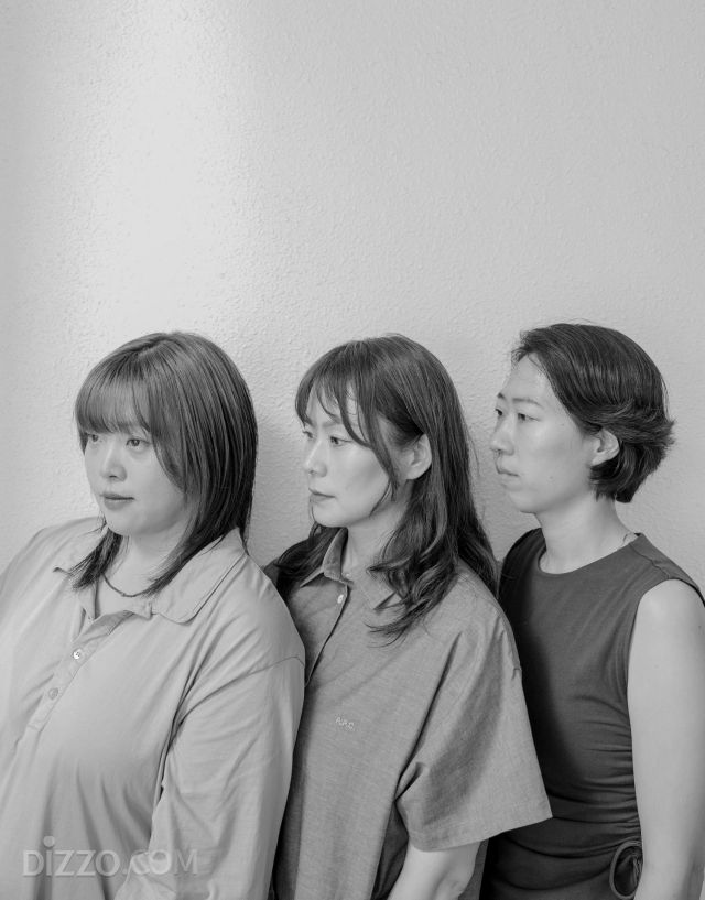 '사나운 독립'의 작가 문유림,서평강,최지현(왼쪽부터)의 모습 / 사진 : 디지틀조선일보DB