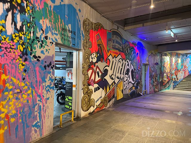 PARK2 차오우 광장의 벽화(사진촬영=서미영 기자)