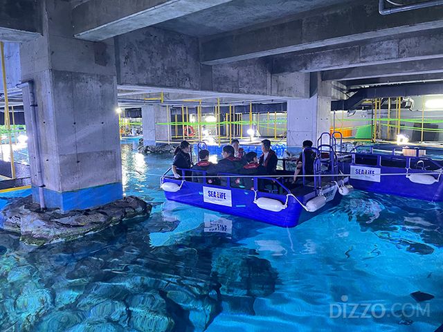 코엑스 아쿠아리움이 최초로 도입한 해양 탐험선(사진촬영=서미영 기자)
