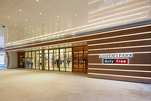신라아이파크면세점 3층 입구 전경./사진=HDC신라면세점