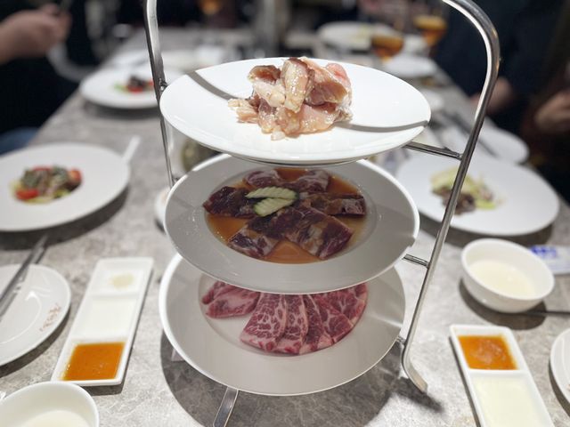 우마 제공하는 고기 메뉴(사진촬영=서미영 기자)