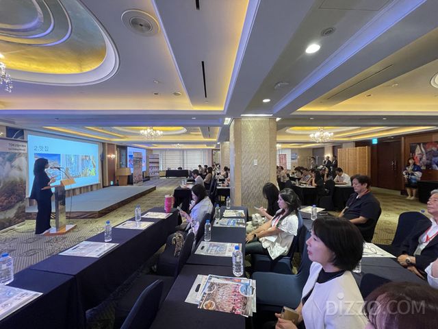 일본 도쿠시마현이 롯데호텔 서울에서 관광설명회를 개최했다.(사진촬영=서미영 기자)