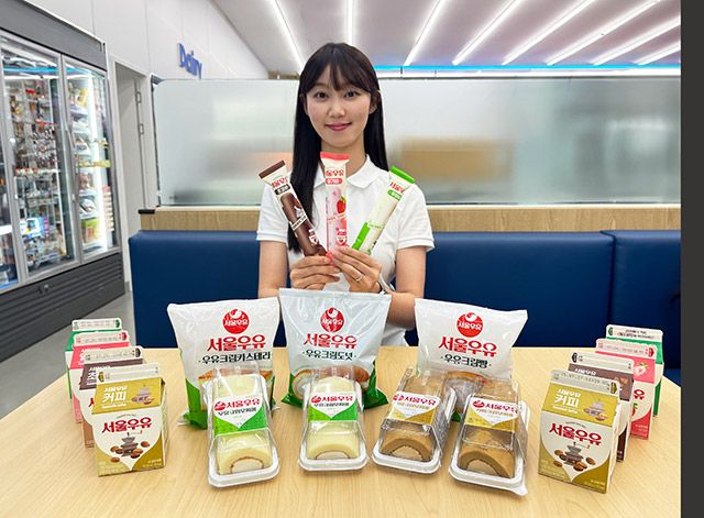 서울우유 디저트 시리즈 제품들./사진=GS25