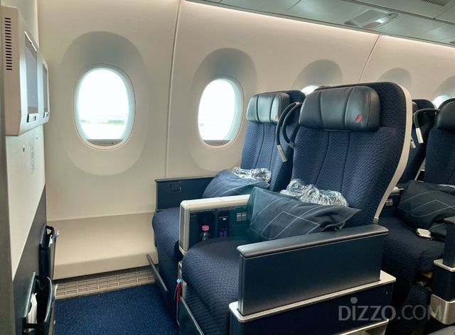 에어프랑스 프리미엄 클래스 좌석(사진촬영=서미영 기자)