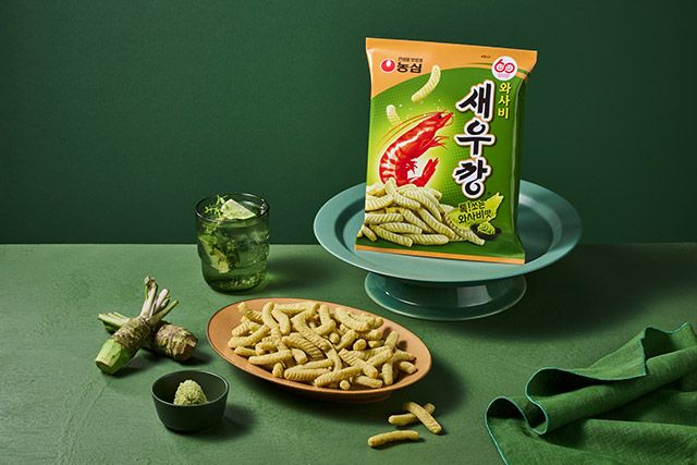 와사비새우깡 제품 이미지./사진=농심